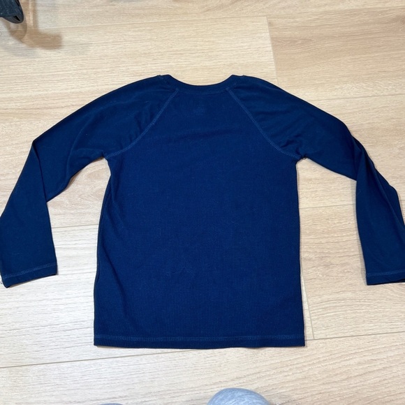Joe’s Navy Blue Waffle Knit Shirt - Picture 3 of 4